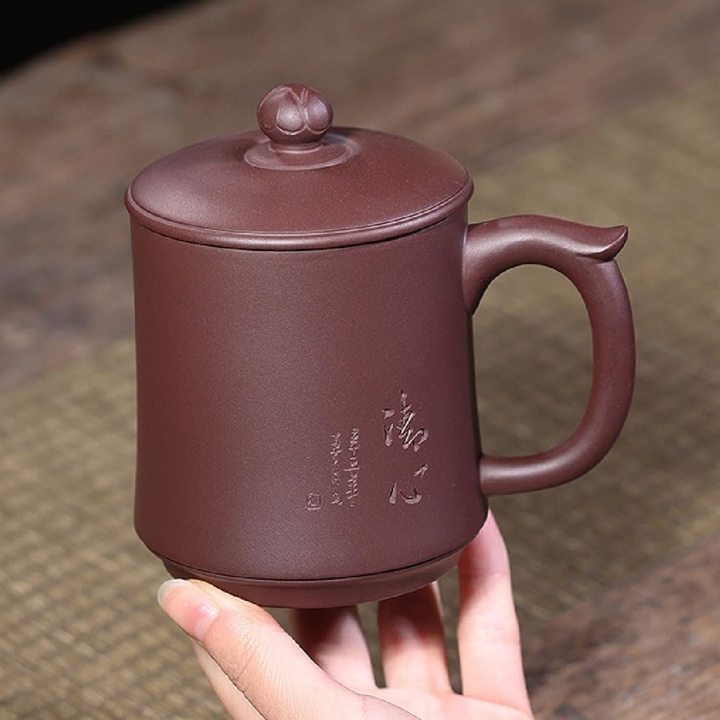 Matcha Filiżanki Domowa Kuchnia Kubek z Pokrywką Kubek do herbaty 420 ml Kubek do parzenia popołudniowej herbaty Biurowy kubek do kawy Zestaw do herbaty Kubek do herbaty