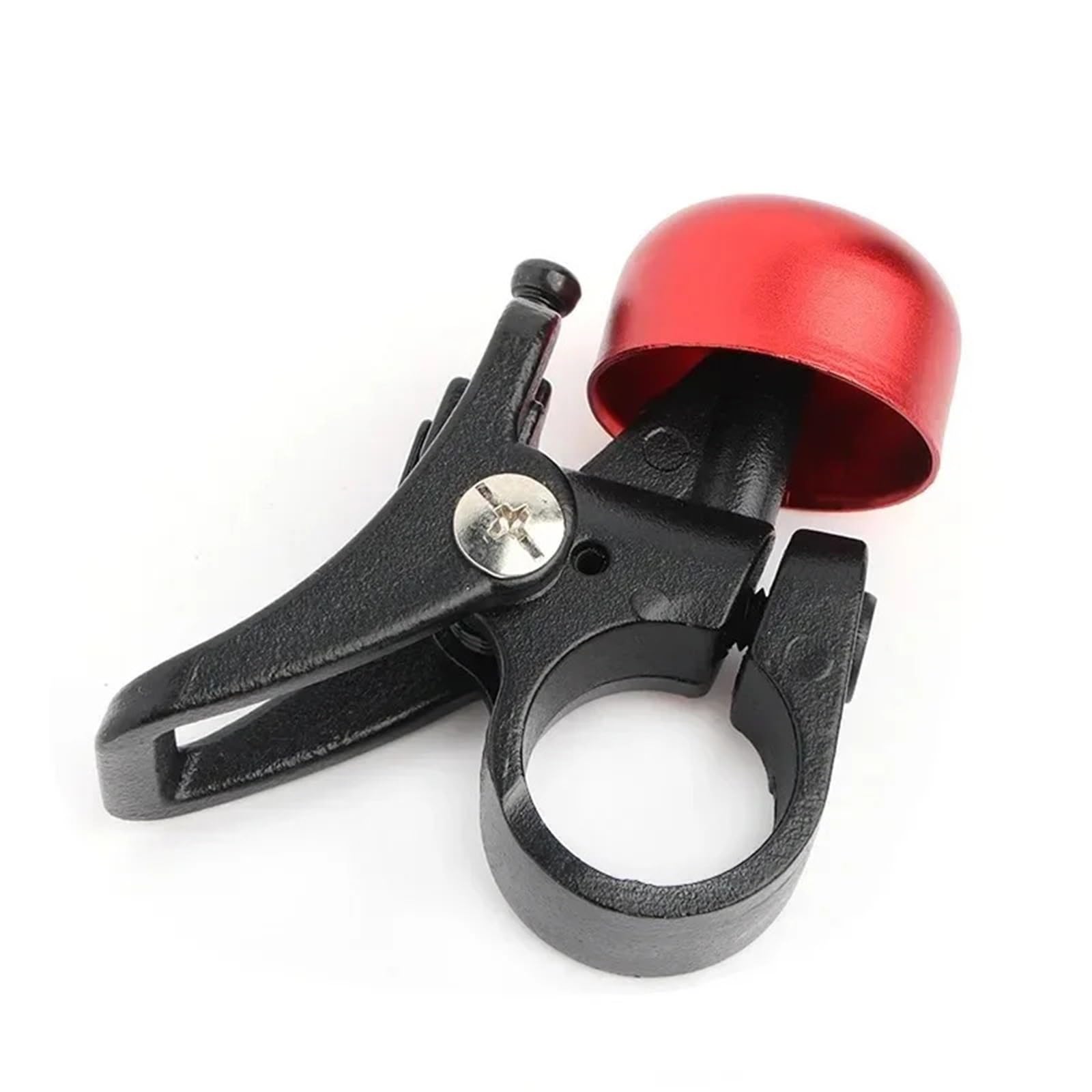 Klaxon de Sonnette for Trottinette électrique Xiao-mi Mi 3 Pro M365 1S avec Fixation à dégagement Rapide, Corps Entier en Alliage d'aluminium, Capuchon Rouge