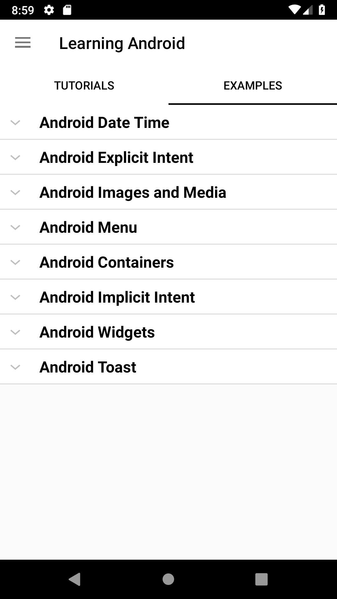 android tutorials by javacoursedrive - delete task |... Learning Android: Tutorials & Examples - App on Amazon Appstore