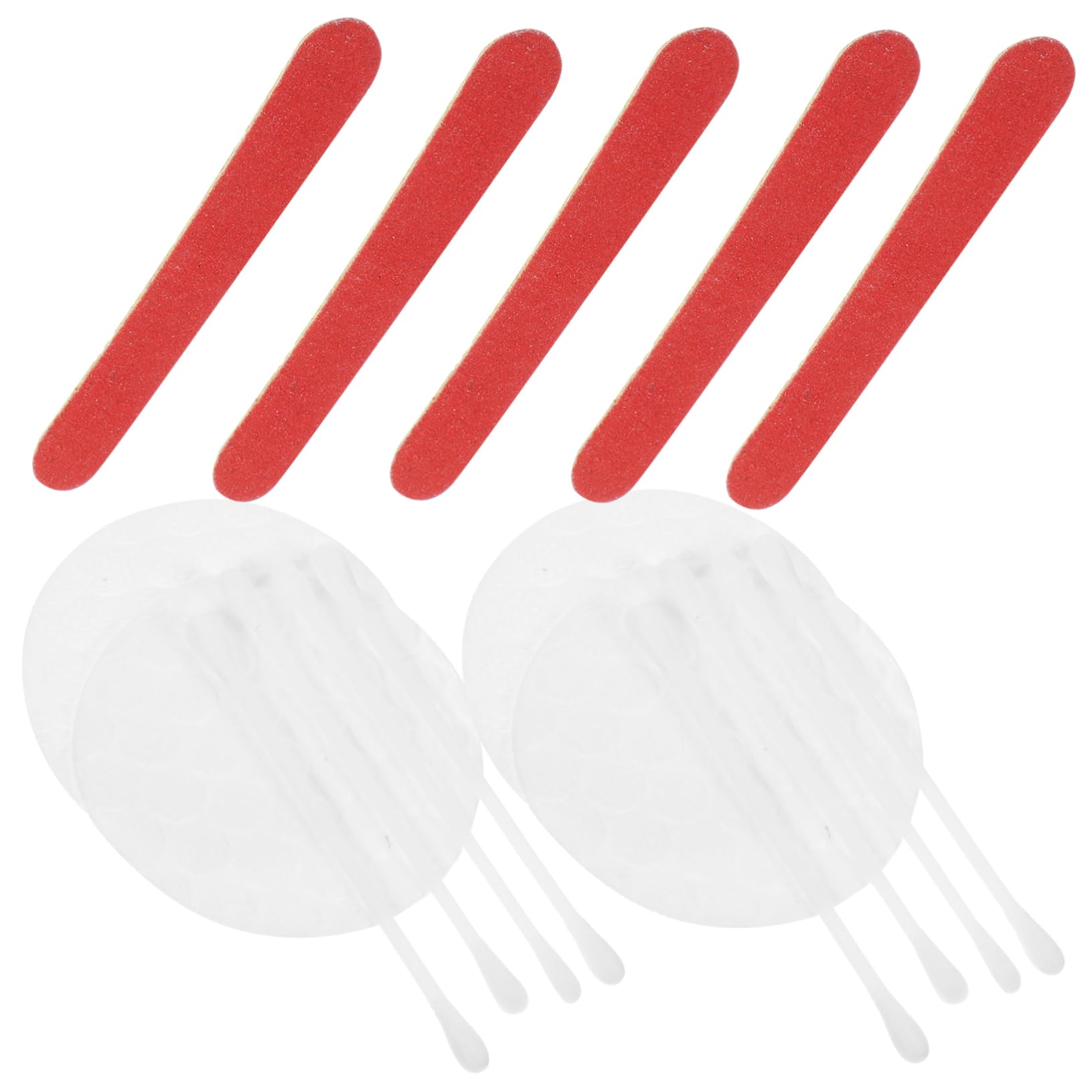 Gogogmee Beauty Care Kit 20 Pack Cotton Swabs Makeup Pads Nail Files Gentle Cleansing Tools
