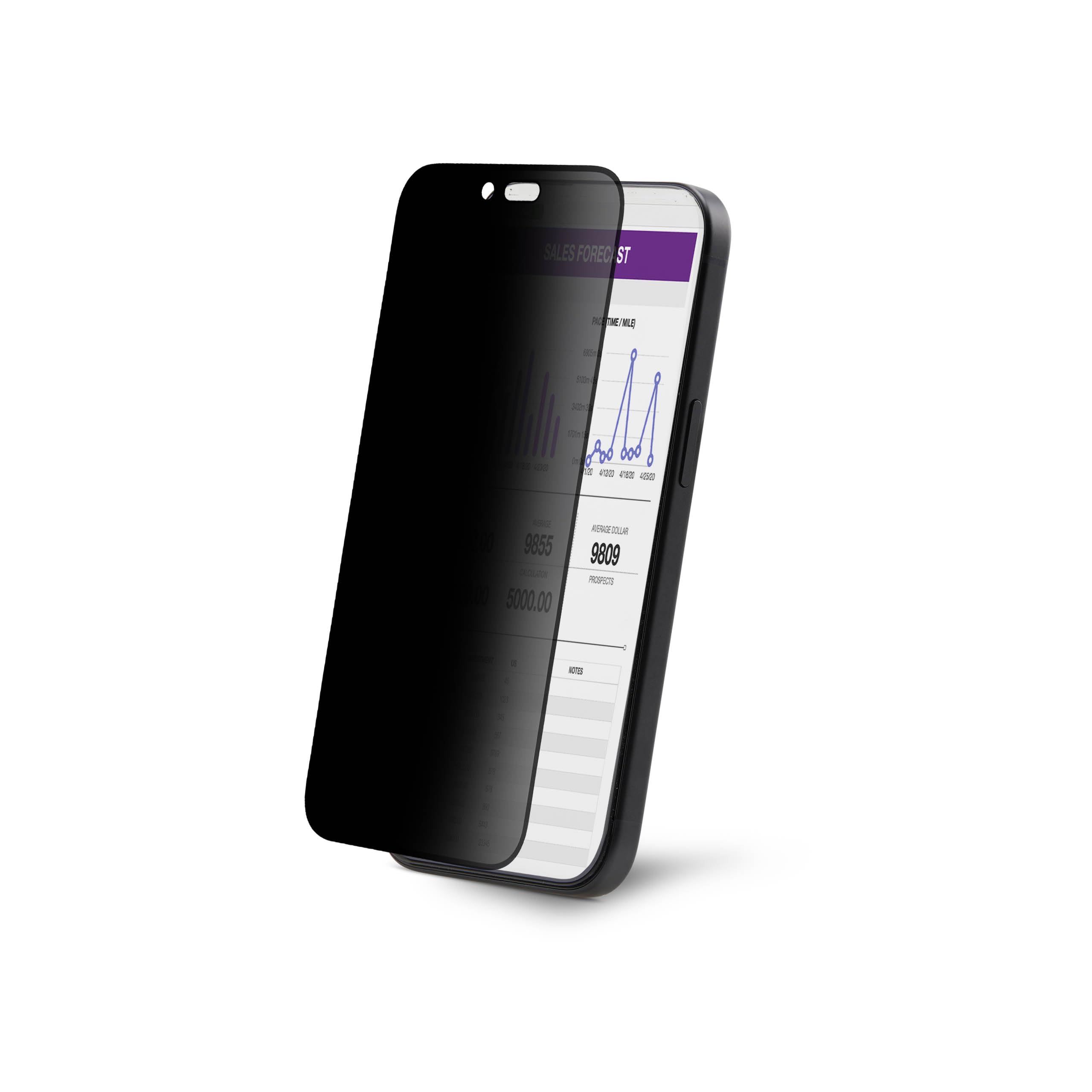 Startech.com Blue/Light 4-Way 360 Privacy Screen For Iphone 16. Supports Portrait