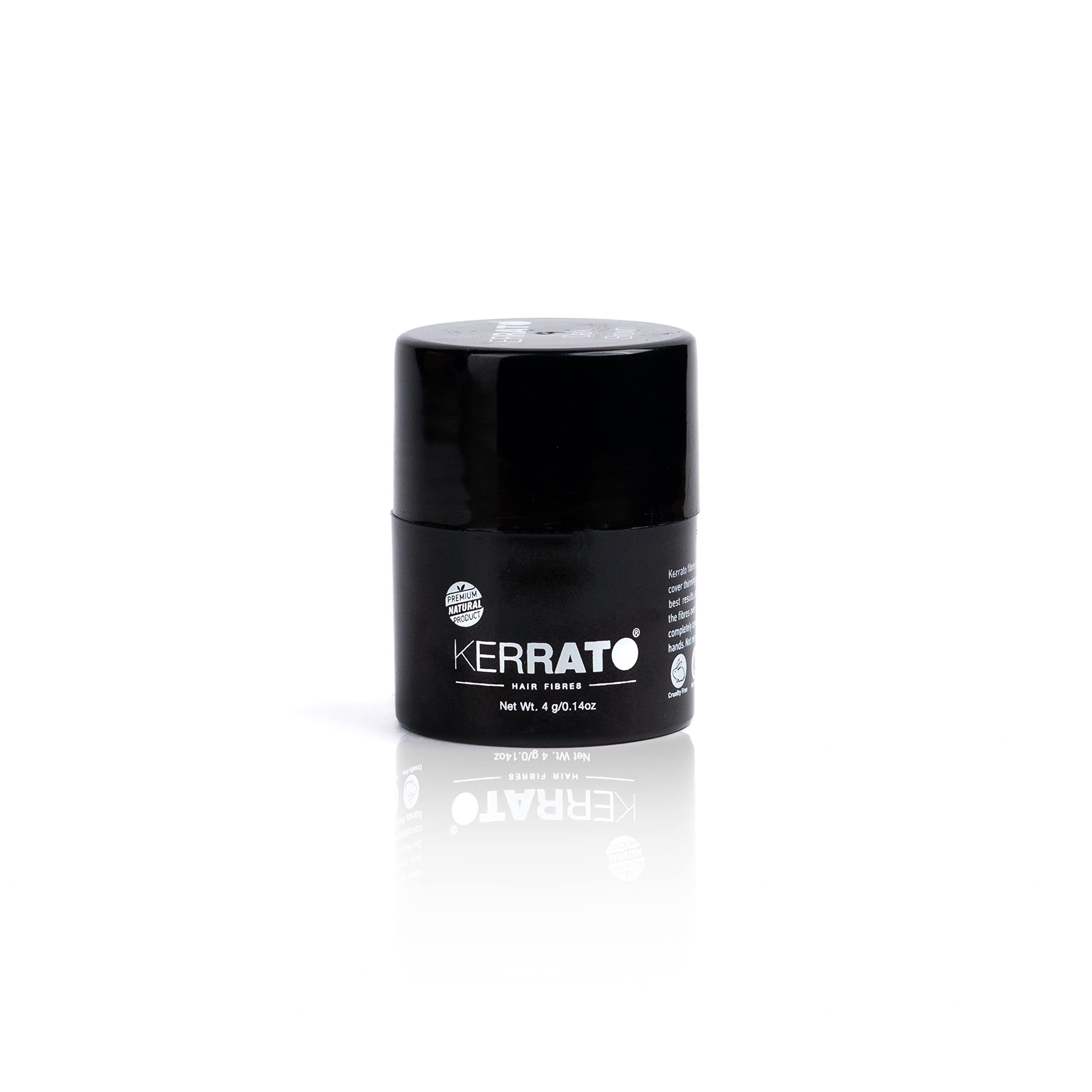 Kerrato Hair Fibres for Thinning Hair (MEDIUM BLONDE) Natural - 4g - Conceals Hair Loss in 10 seconds - Natural Hair Thickener & Fibers for Thin Hair for Men & Women-image-11