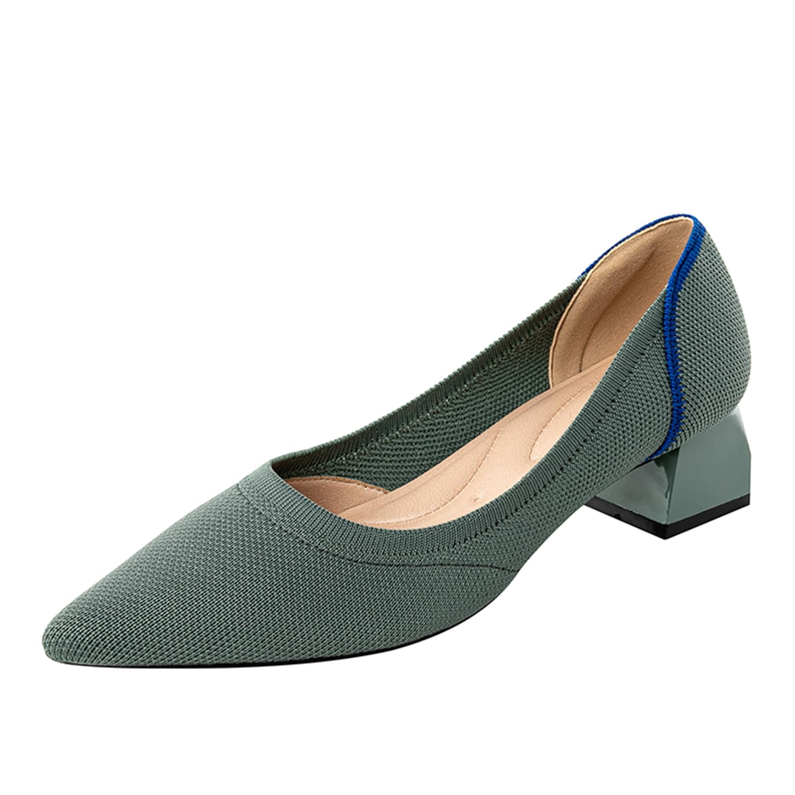 SWDZM Escarpins Femme Petit Talon Bout Pointu Chaussure Confortable et Elegante