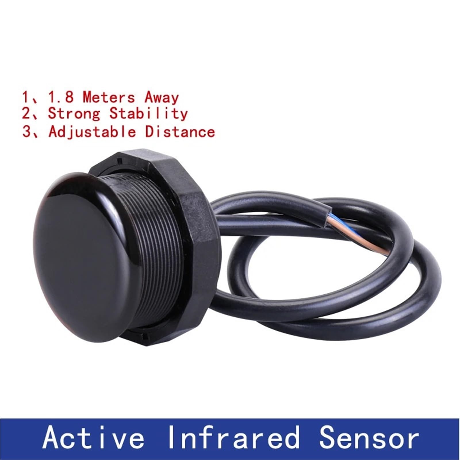 Sensor infrarrojo remoto activo, interruptor de Sensor inteligente, interruptor de detección de Sensor de movimiento de medición de distancia humana fotoeléctrica
