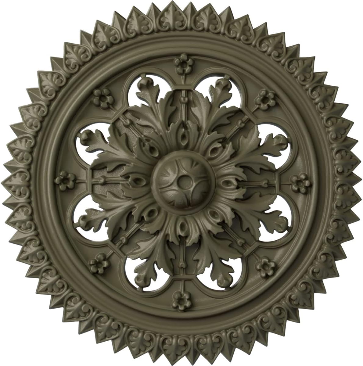 Ekena Millwork CM21YOSSF Ceiling Medallion, Spartan Stone