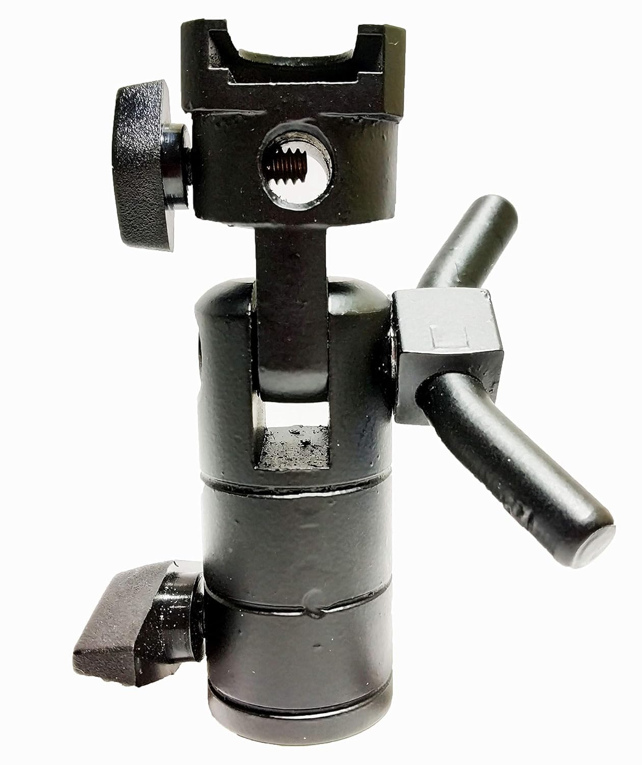 Hanumex Aluminium S-1 Umbrella Bracket | Adjustable Flash Light Stand & Speedlite Holder | B-Type Bracket Mount for Photography Umbrellas & Studio Lighting Equipment-image-28