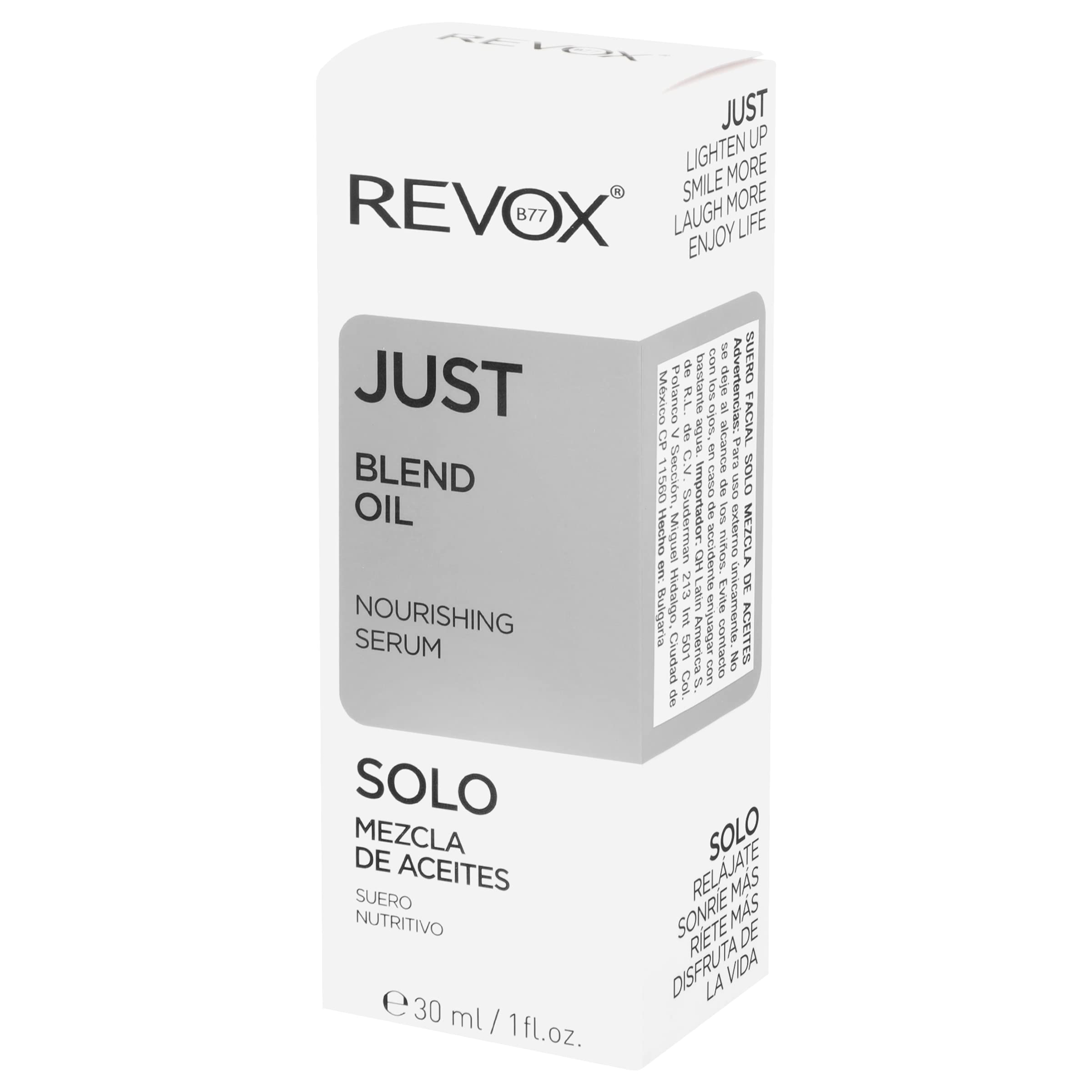 REVOX B77, Just Blend Oil, 30 ml, Face and Neck Oil Blend, Nourishing Serum, Hydrates and Restores Skin's Radiance - Image 2