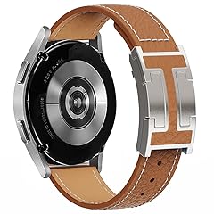 Brown + silver buckle