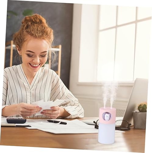 Miniatura 7 de Zerodeko Mini humidificador con humidificador de aire 9.1 fl oz portátil con luz y temporizador para viajes y hogar