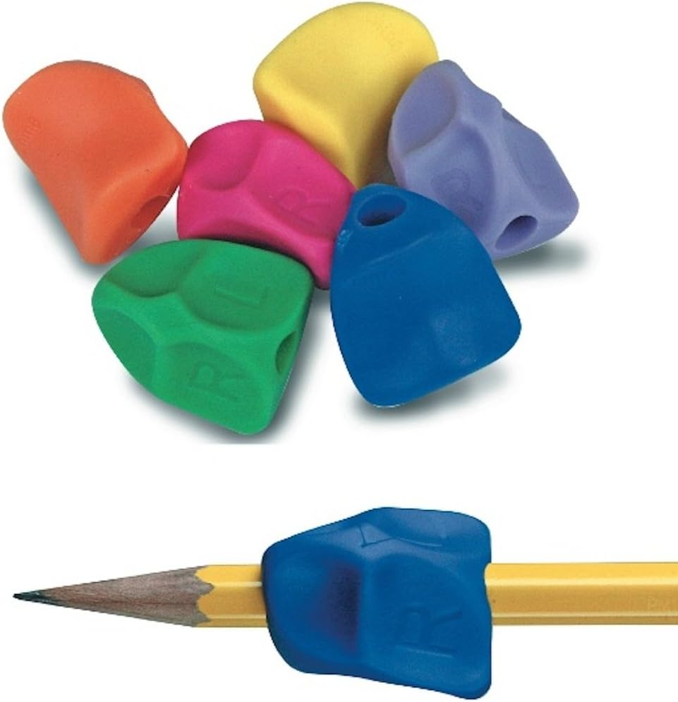 The Classics Solo Grip, Classroom Pack of 200, Ergonomic Writing Aid in Assorted Colors (TPG-171)