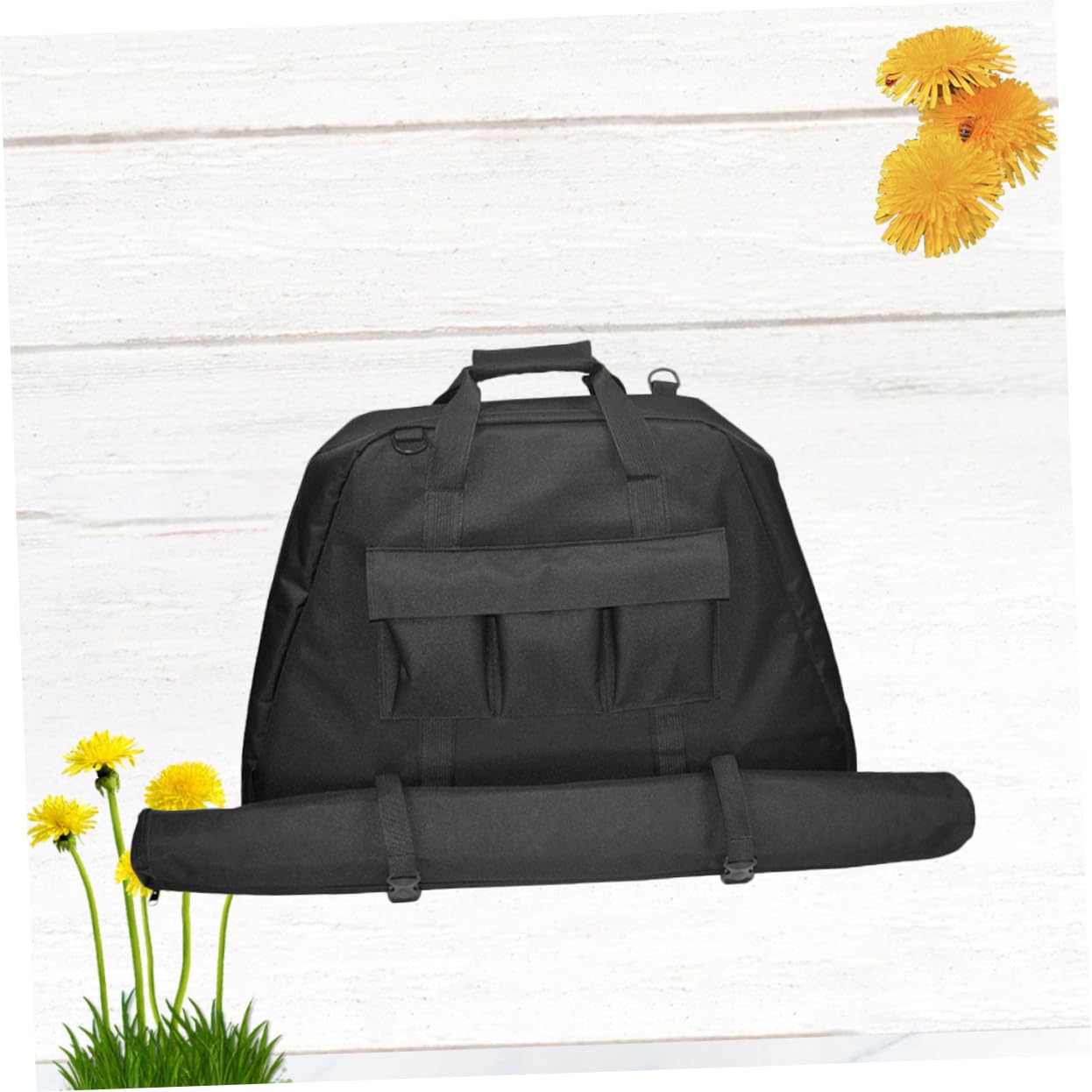Parliky Portable Arrow Bag for Hunting: Canvas Compound Bow Bag Storage Pockets Easy to Carry