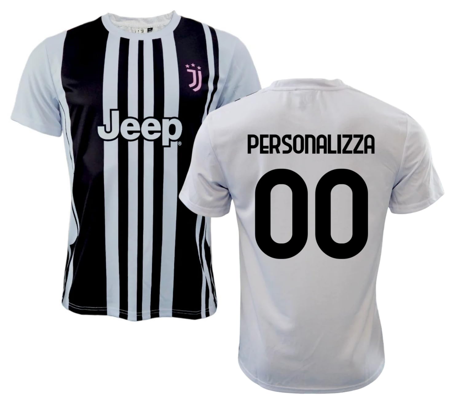 JUVENTUS Maglia Personalizzata Replica Ufficiale Autorizzata 2025-2026 Bambino (Taglie-Anni 4 6 8 10 12) Adulto (S M L XL XXL)