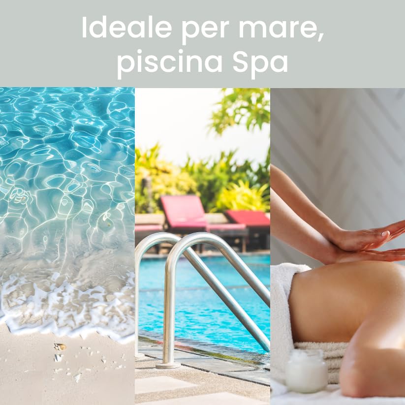 INTRECCI Telo Mare per Lettino 75x195 cm, Ultra Assorbente (80% Cotone), con 2 Tasche e Elastici Antiscivolo, Lavabile, Ideale per Spiaggia e Piscina, Colore: Beige