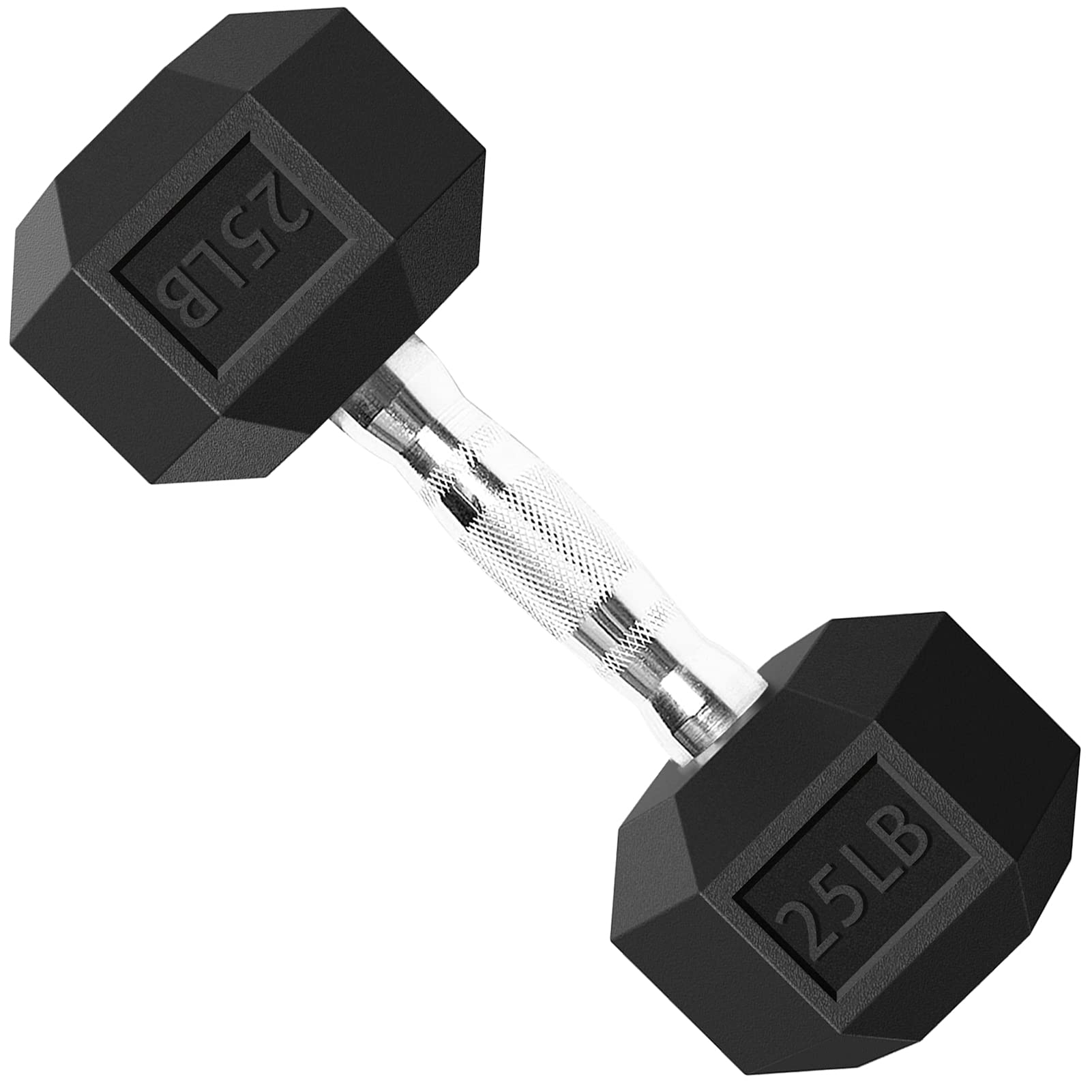 BalelinkoHex Dumbbells Set Free Hand Weight Rubber Coated Cast Iron Hex Black Dumbbell