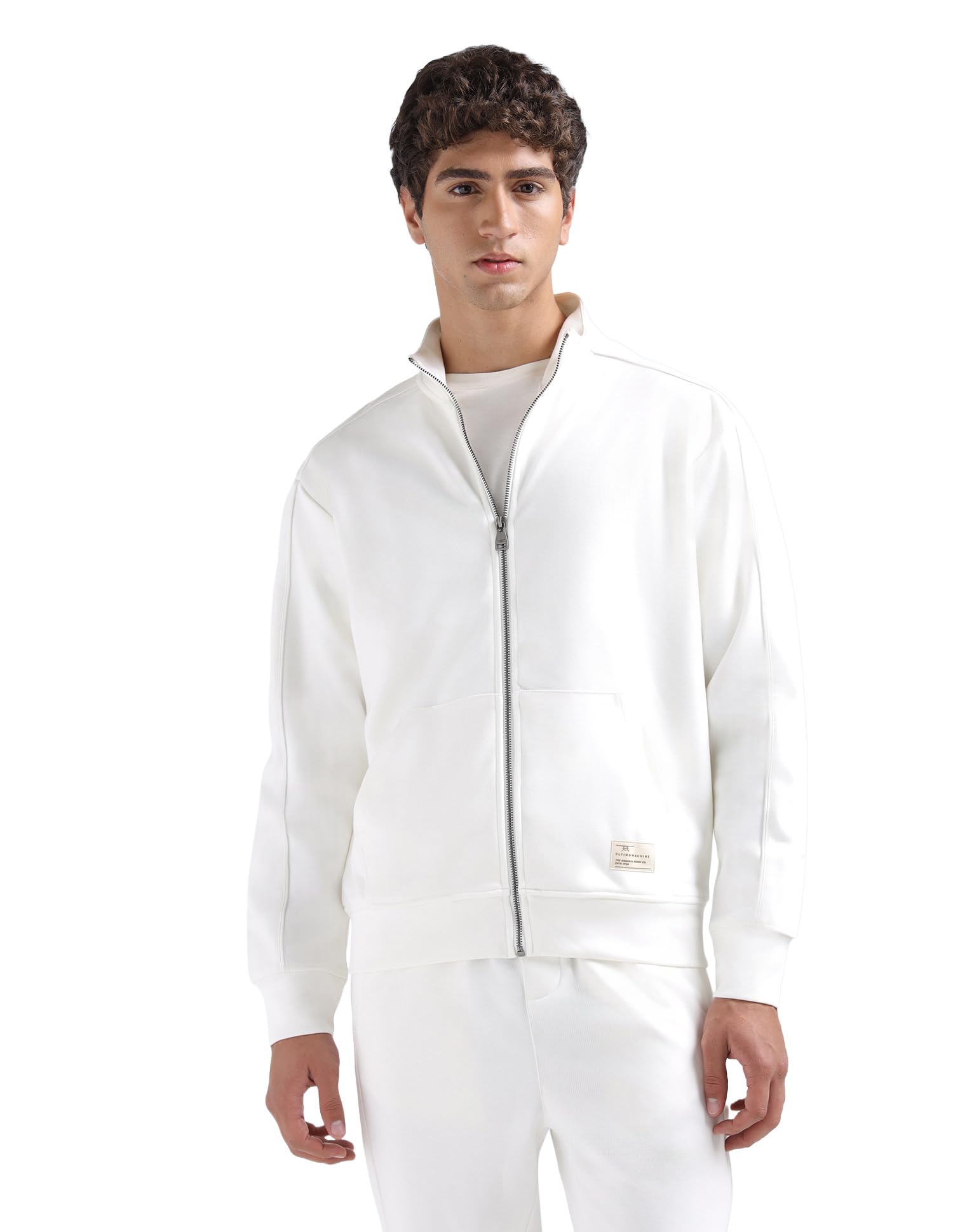 Men's Relaxed Fit Sweatshirt| Patterned Knit-image-9