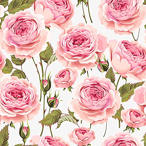 Papier peint roses anglaises lavable pour protéger et décorer les murs de cuisine - 3