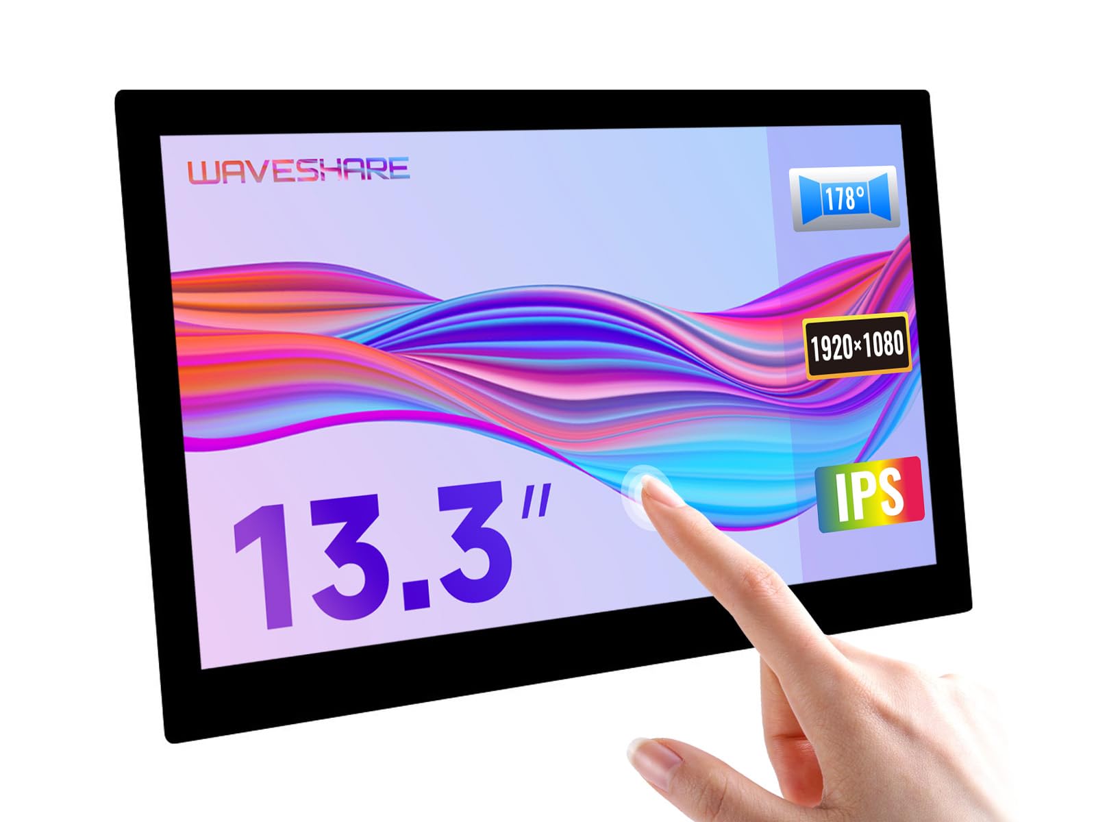 Amazon.com: waveshare 13.3inch Capacitive Touch Screen LCD
