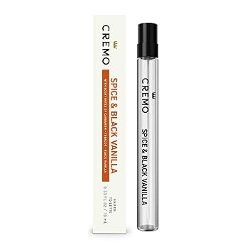 Cremo Cologne for Men, Spice & Black Vanilla, Travel Size, 0.33 Fl Oz