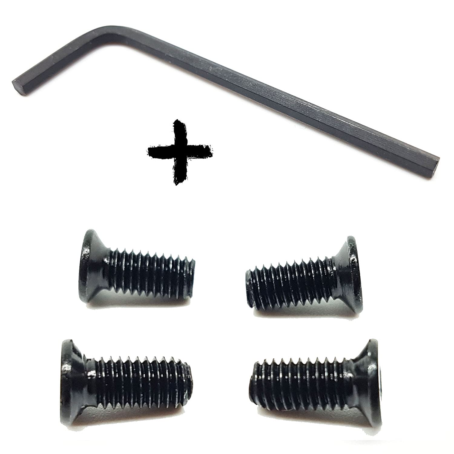 Lot De 4 Vis Hexagonales De Rechange Pour Xiaomi M365 – Compatibles 1S, Essential, Pro, Pro2 – Avec Clé Allen