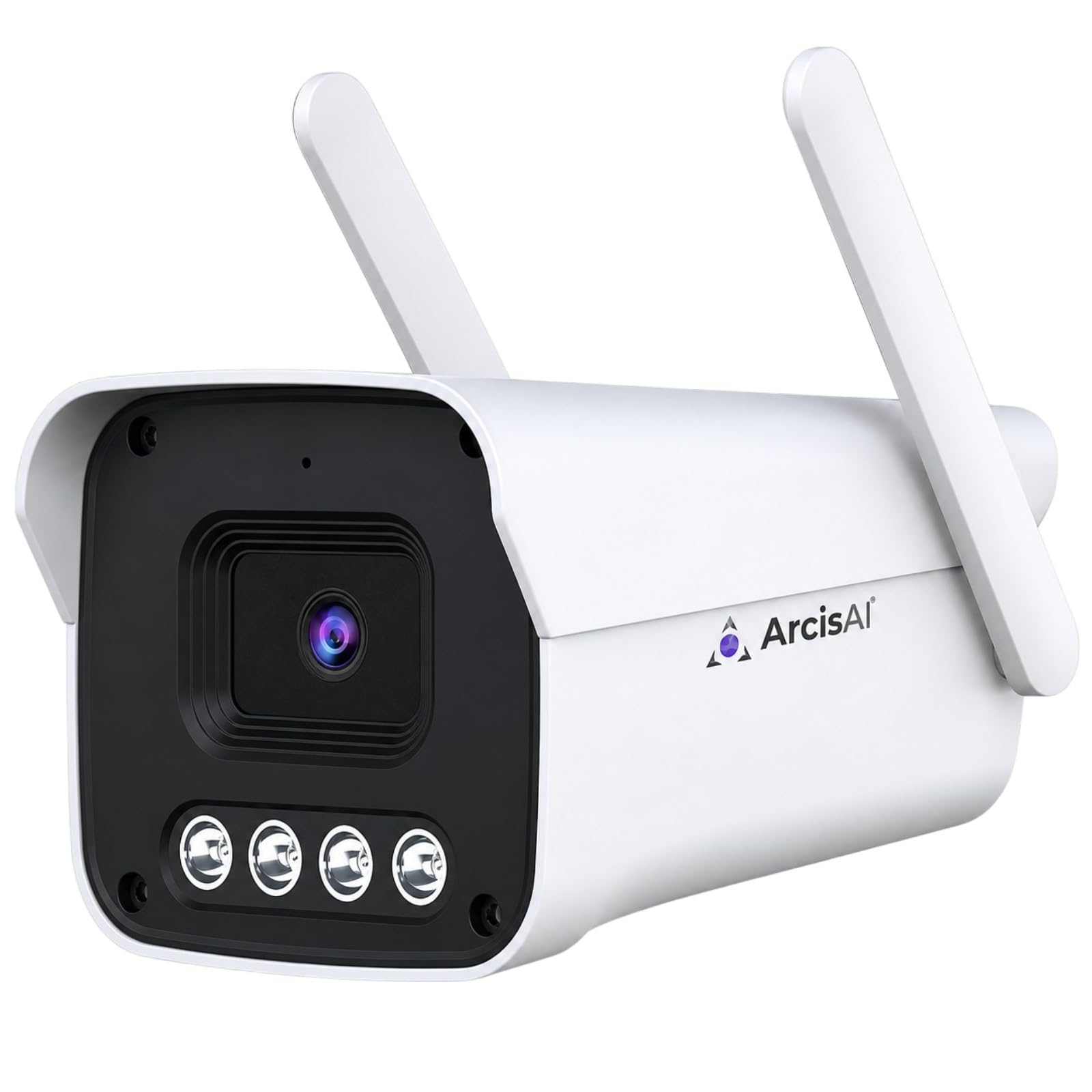 arcis ai 3mp ip bullet camera outdoor cctv security camera with built-in mic & speaker, h.265 compression, 20m night vision, ip66 weatherproof, onvif support, ethernet connectivity (ad-90arp3bp)