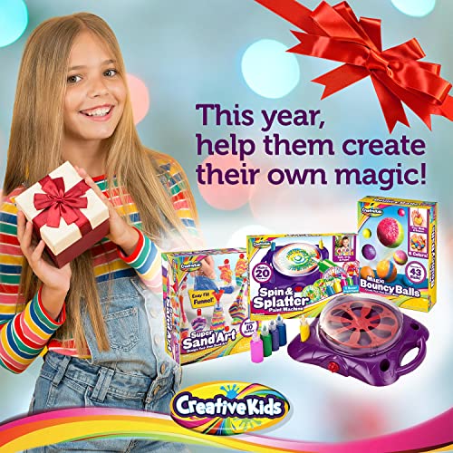 Creative Kids Window Paint Art Kit – Make Your Own Suncatchers Set – 24 Sun Catchers, 24 Suction Cups & 11 Paints – Suncatchers for Kids to Paint - DIY Window & Mirror Arts & Crafts Kit Children - Image 4