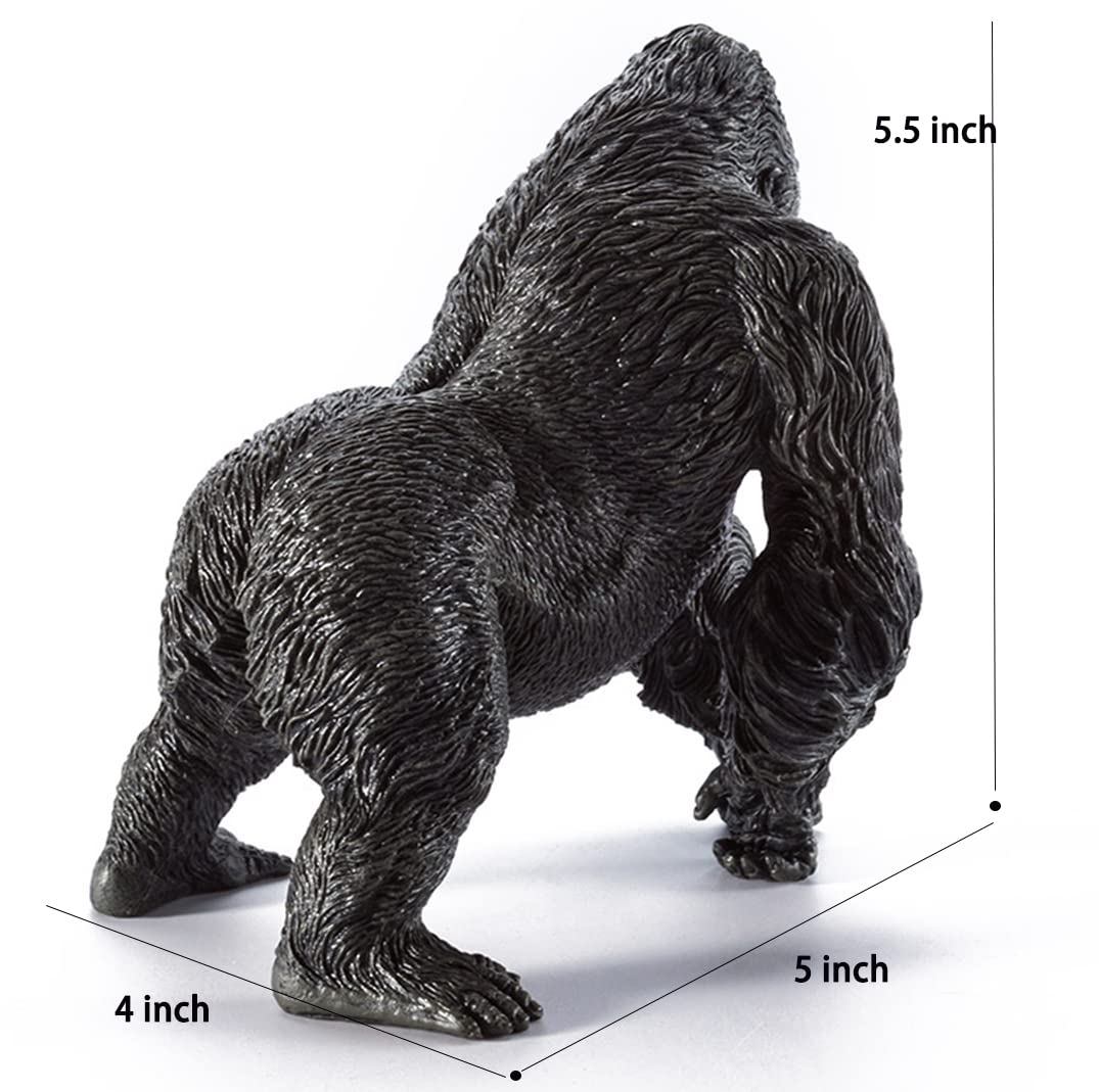Keena Gorilla Figure Toy and Present a 13-inch Large Tyrannosaurus