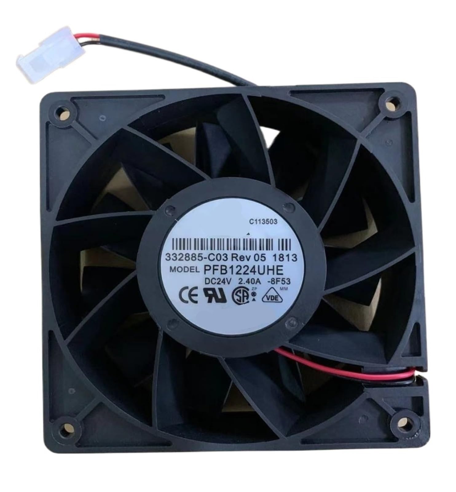 FSBNMNXPQ PFB1224UHE DC24V 2.40A 12038 120mm 12cm fan 332885-C03Rev