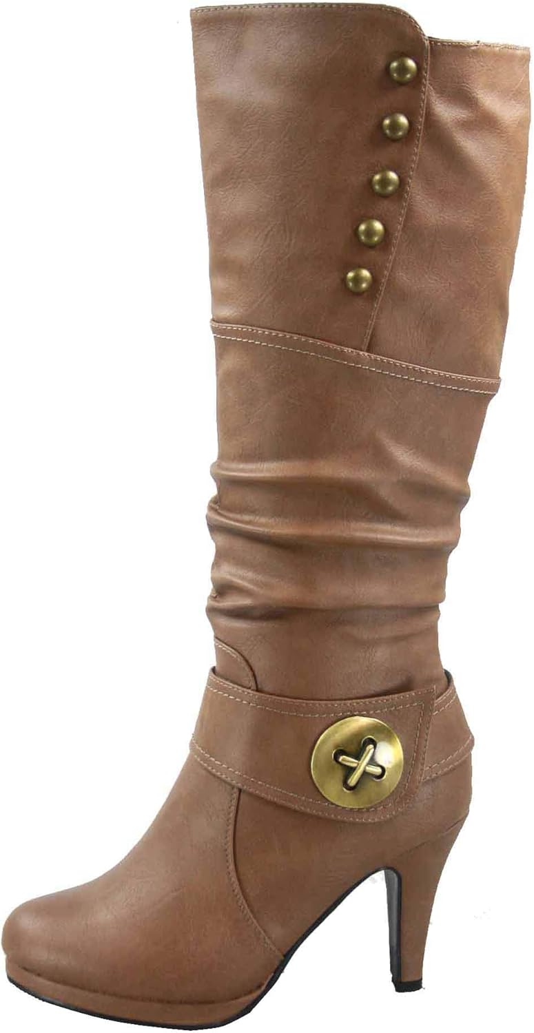 Taupe/Button