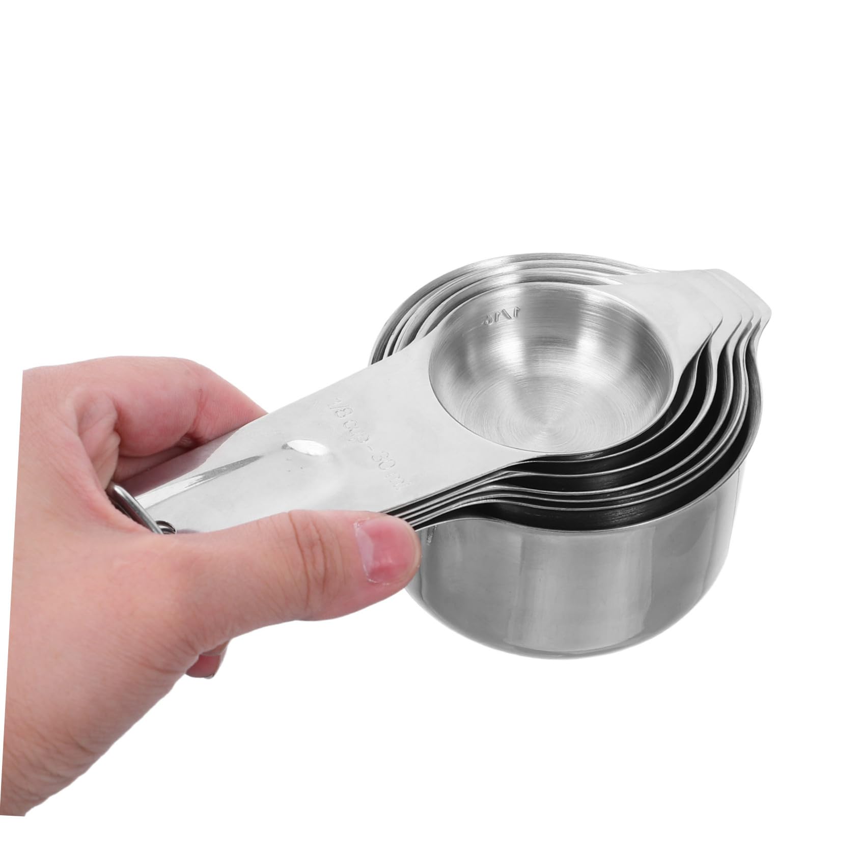 UKCOCO 2 Ensembles Ensemble D'outils De Mesure Cuisine Cuillères à Mesurer De Cuisine Cuillère De Service Acier Inoxydable