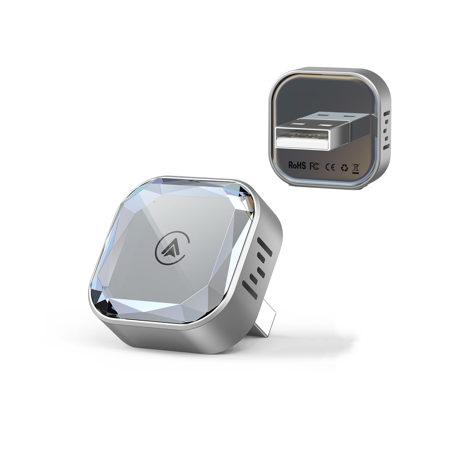 2-in-1 Wireless CarPlay Adapter and Android Auto for iPhone & Android Phone | Wireless Apple CarPlay; Android Auto Adapter; 2-in-1 System; Plug & Play; Low Latency, Fast Connection-picture-35