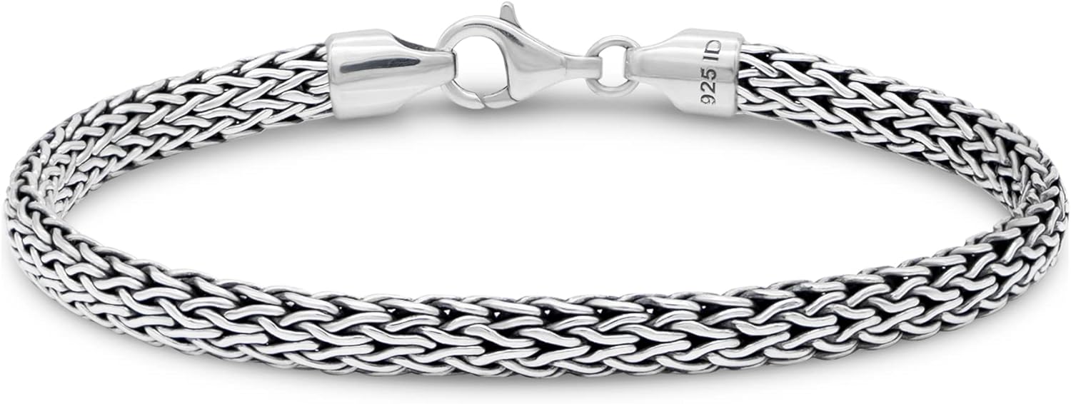 Dragon Bone 5mm Oval Chain / Lobster Clasp Lock