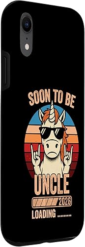 Miniatura 3 de Soon to Be Uncle 2026 Unicorn Uncle to Be 2026 Case for iPhone XR