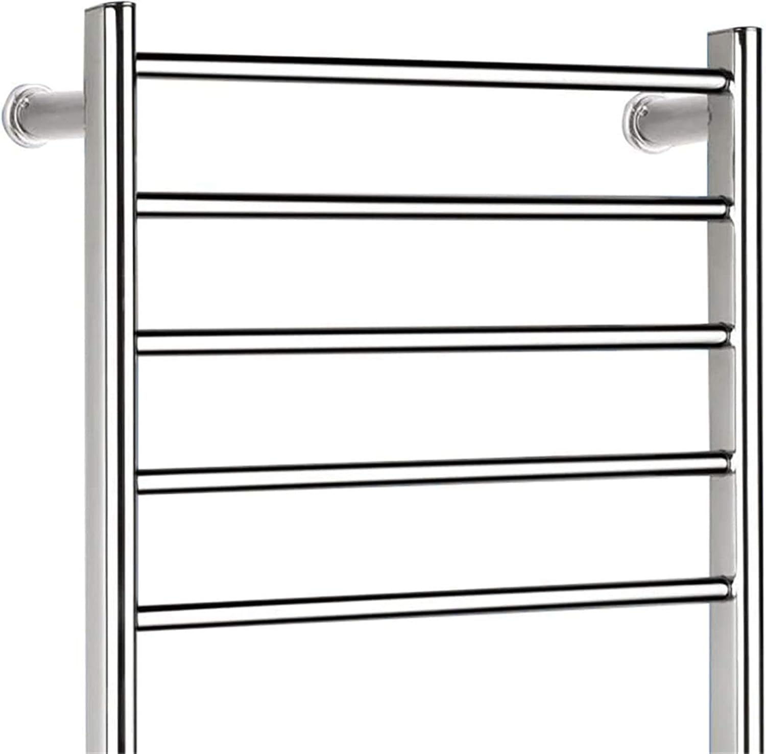 Heated Towel Rail Rails Electric Towel Warmer, Towel Warmer for Bathroom Plugin/Hardwired 304 Stainless Steel 5+5 Heated Bars Towel Drying Rack Heated 135 Watt (Hardwiring)