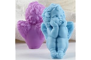 XIAOSHUI 3D Angel Candle Mold Angel Silicone Candle Mold
