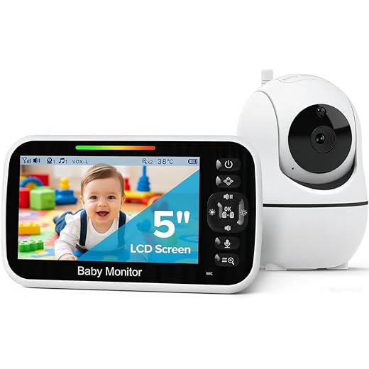 5" Baby Monitor with Camera & Audio - $42.99