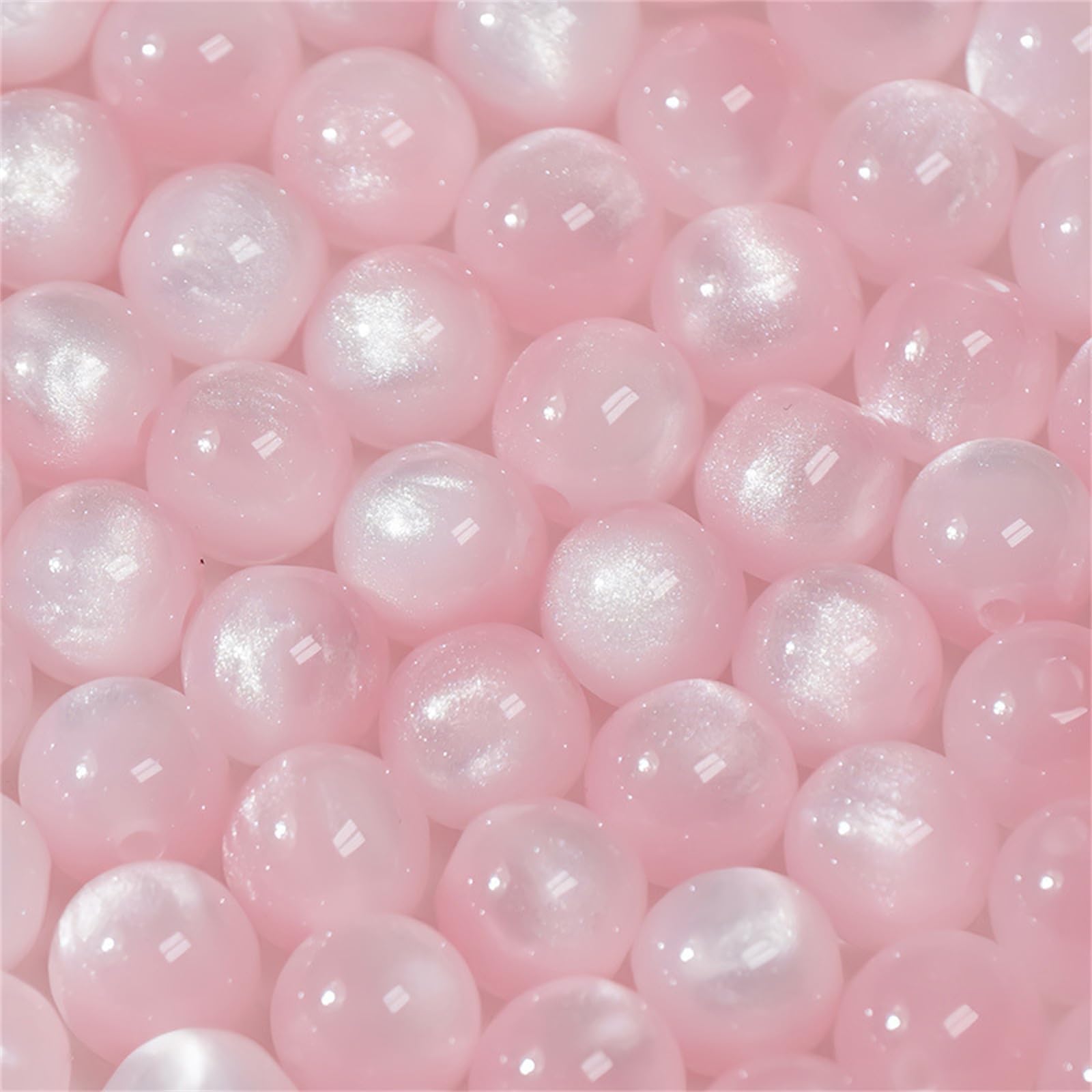 Lerpwige Round Craft Beads Resin For Creative Glass Craft For Jewelry