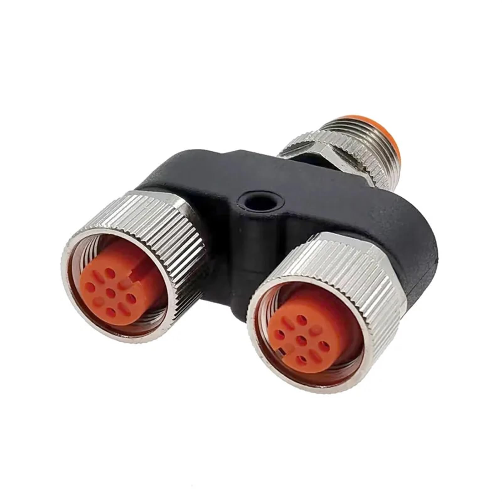 Connettore sensore M12 Spina di conversione Tubo a 3 Vie Impermeabile Maschio Femmina 4 Pin 5 Pin Connettori codice A a Forma di Y(441A)