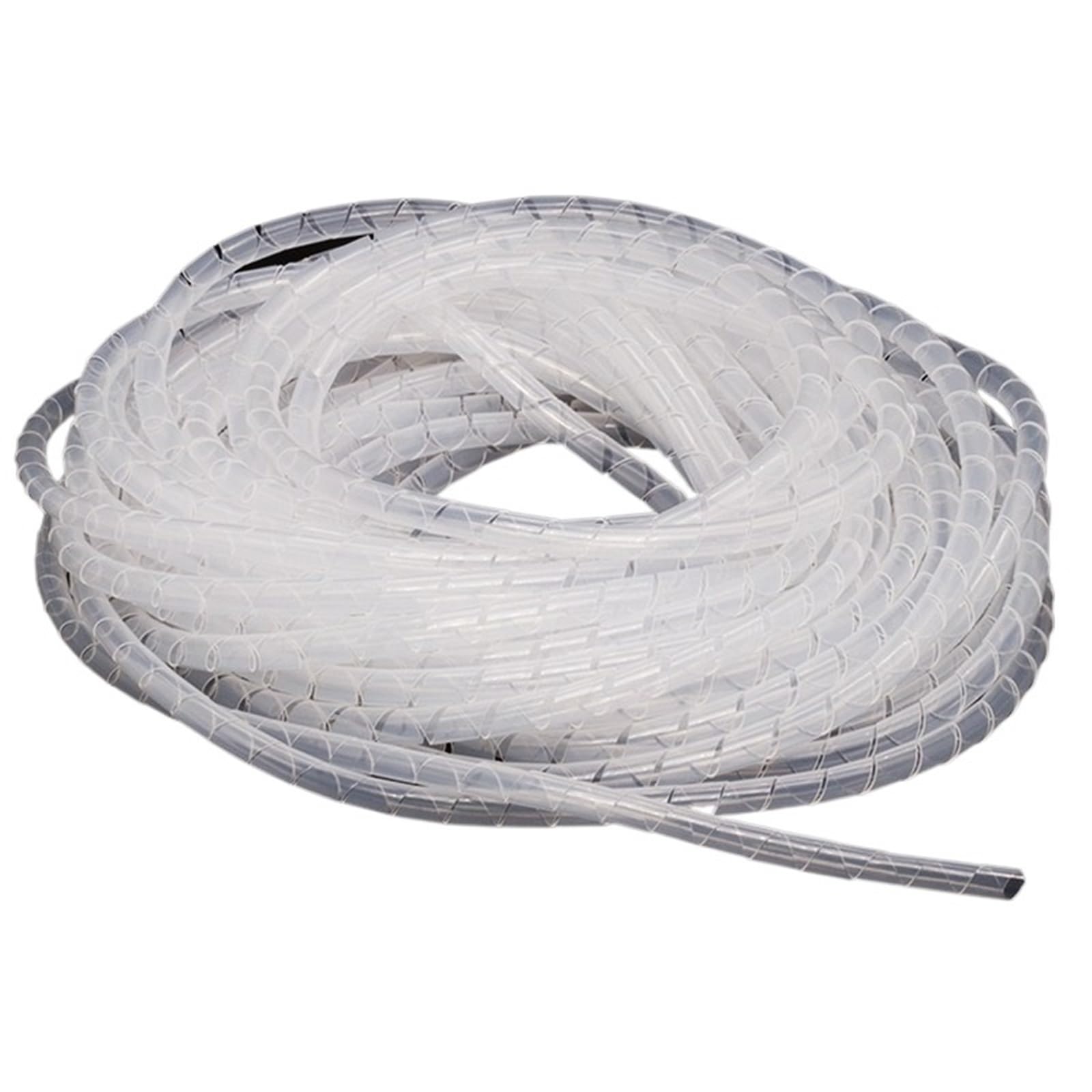 Guaina for la Gestione dei Cavi, Guaina avvolgicavo a Spirale, Diametro Interno 4 mm, 6, 8, Multicolore, Diverse Misure(Black,OD 4mm 17 Meter)