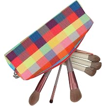 E-Tree Pencil Case,Makeup Brush Bag,Toiletry Pouch Organizer,Checkered