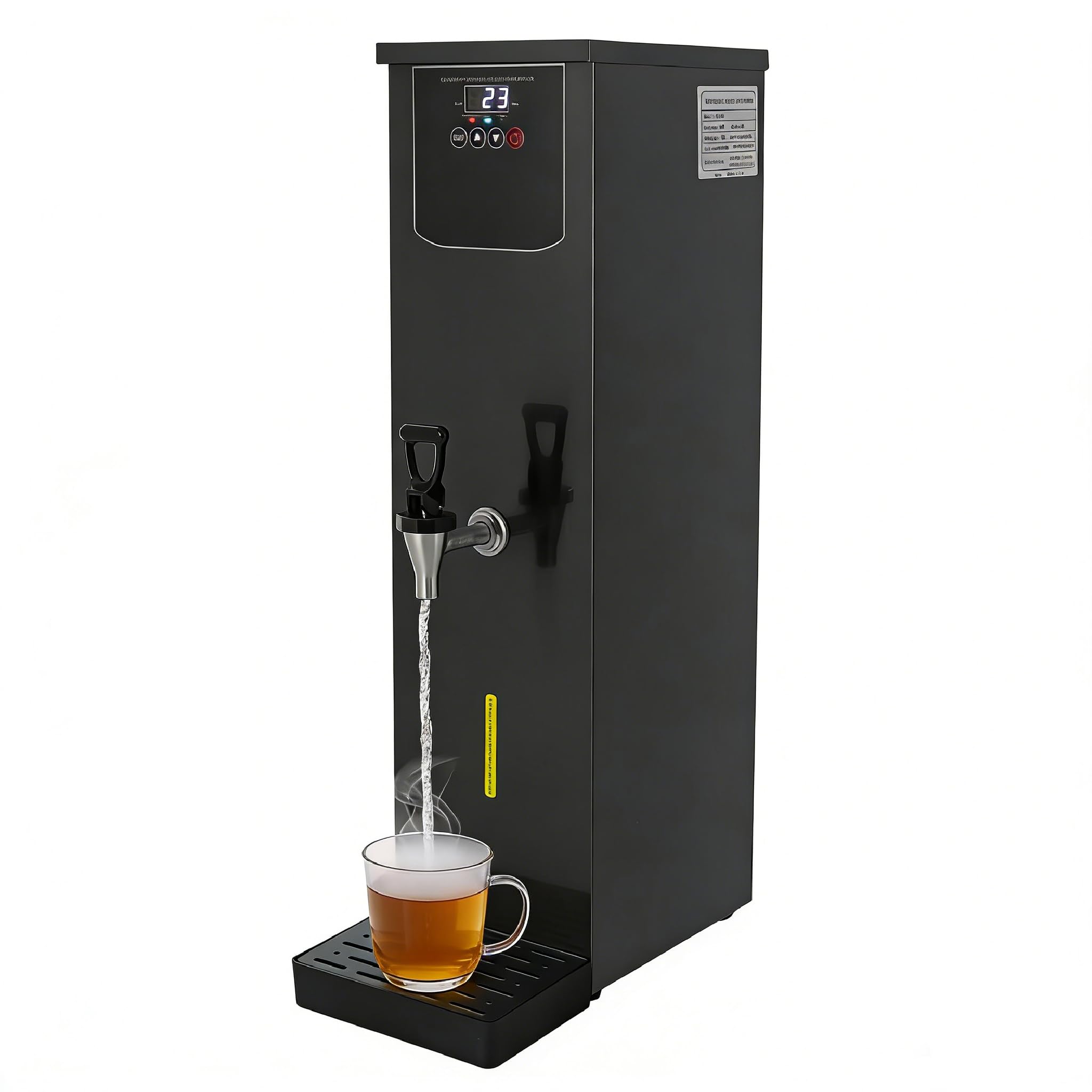 Commercial Hot Water Dispenser, 30L Hot Water Dispenser, 3000W Commercial Water Boiler Countertop with Panel, Fast Boiling for Office, Kitchen, Large Family &amp; Instant Beverage Needs