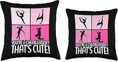 Miniatura 3 de Twirling Outfit Majorette Baton Twirler Gifts Throw Pillow, 18x18, Multicolor