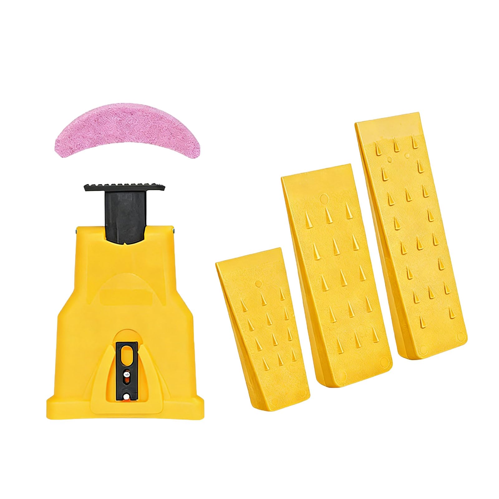 Zbiianxer 3Piece / Set Forestry Wedges Durability Felling Wedges For Chainsaw Cutting In Outdoor Woodworking Logging Segment Tree Aid Buzzsaw Tool Logging Segment Tree Aid Buzzsaw Tool