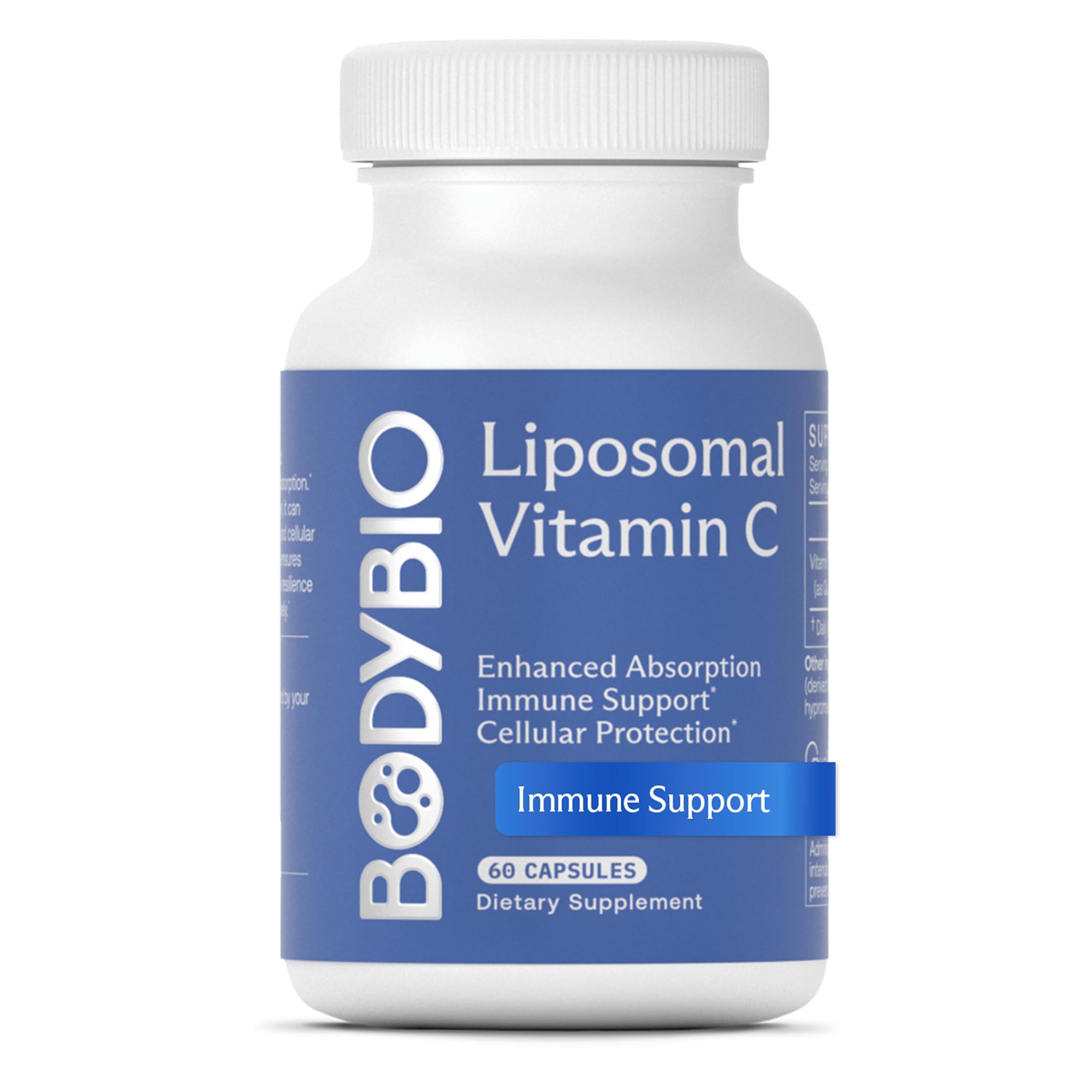 Liposomal Vitamin C, 60 Capsules, Powerful Immune Support, Maximum Absorption for Cell Support, Super Antioxidant