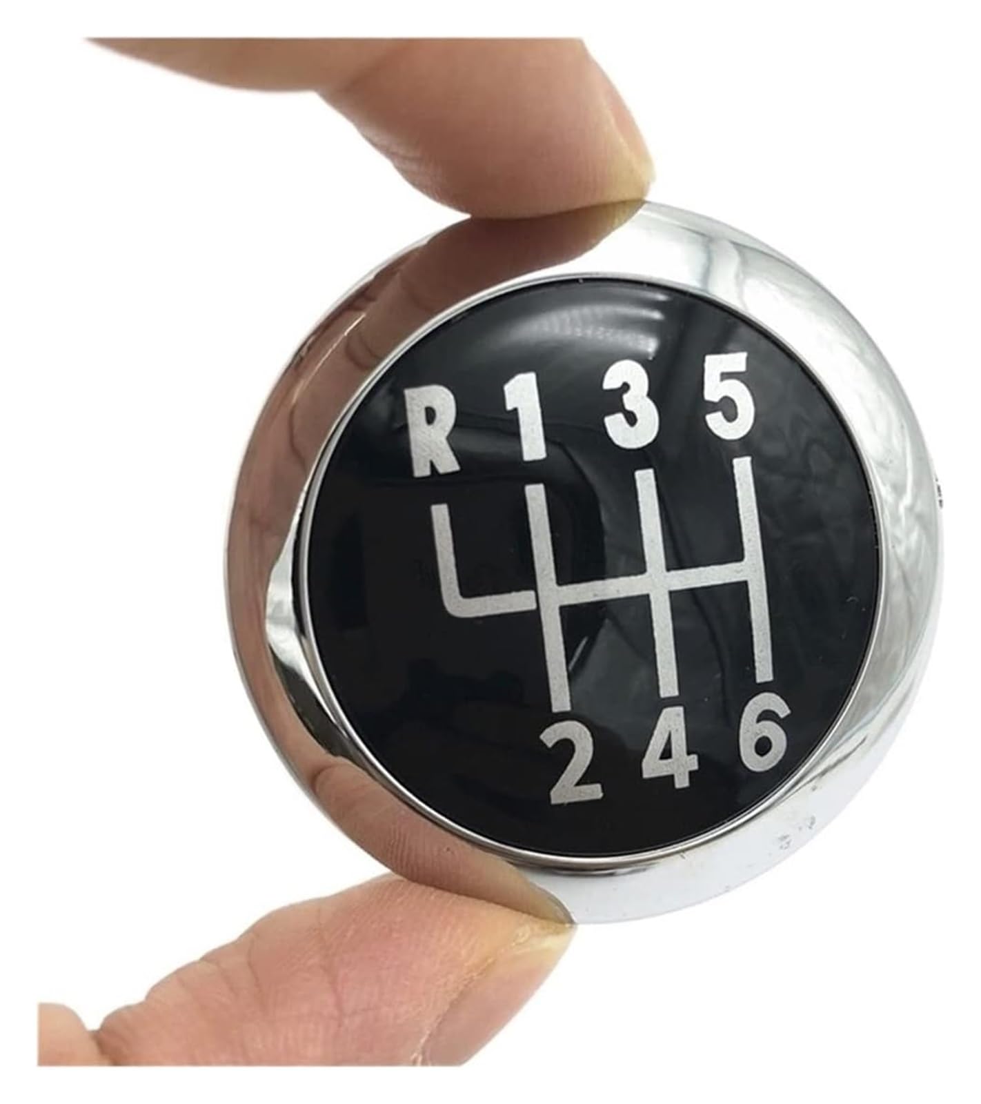 UTONGMU Manual Gear Shift Knob for VW for Passat B6 2005-2011 5 6 Speed Manual Gear Shift Knob Lever Stick Emblem Cap Top Cover(6 Speed)
