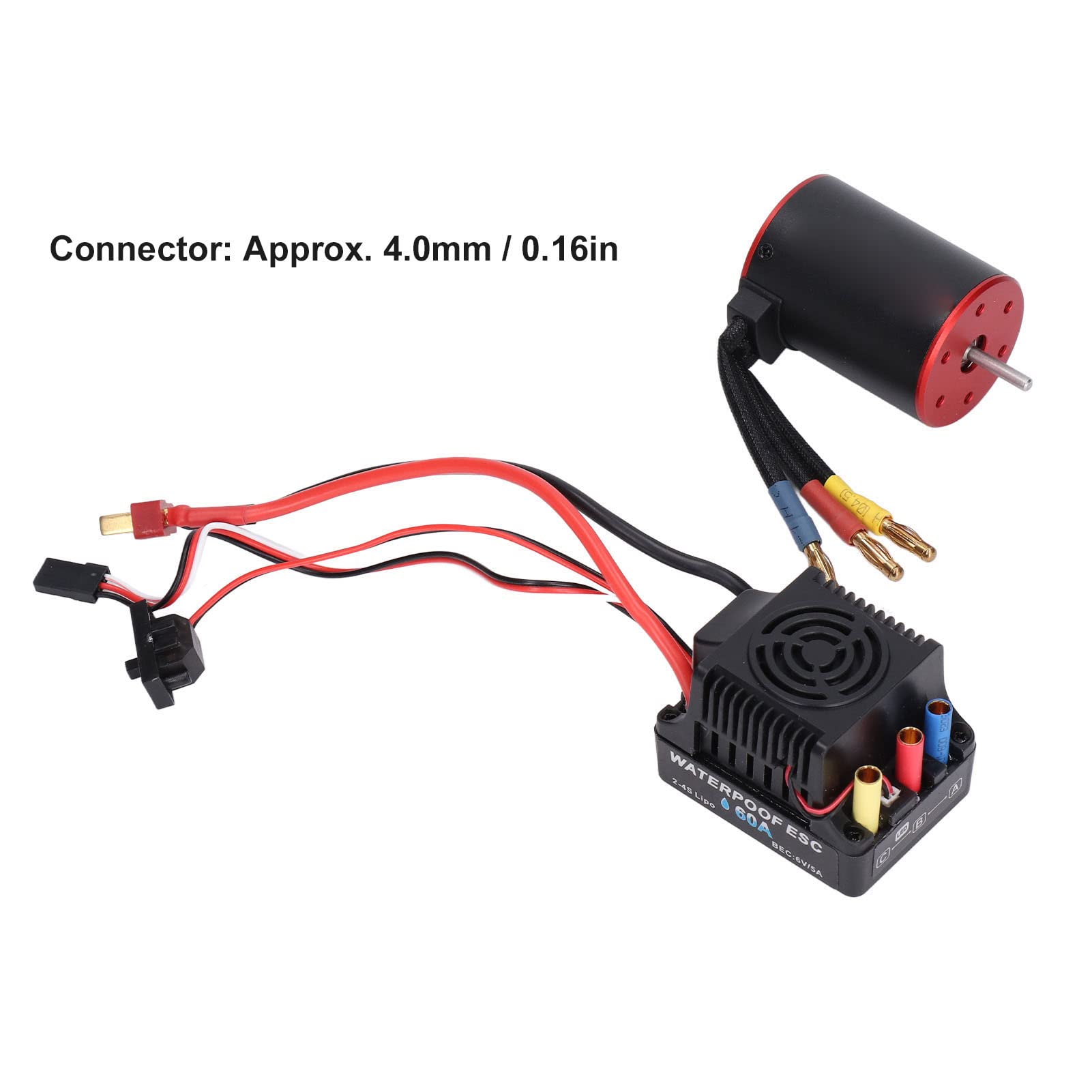 Wodoodporny Bezszczotkowy ESC 60A z Silnikiem 3900KV