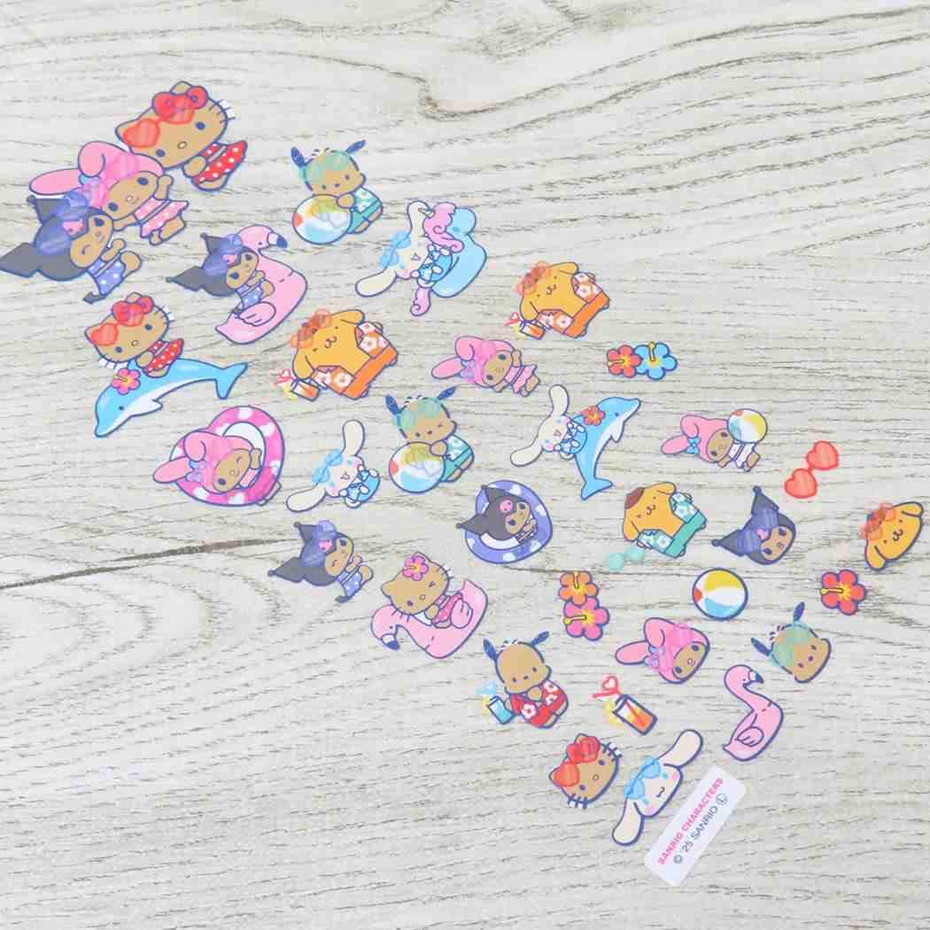 Amazon.co.jp: サンリオキャラクターズ[シールシート]4sizeステッカー