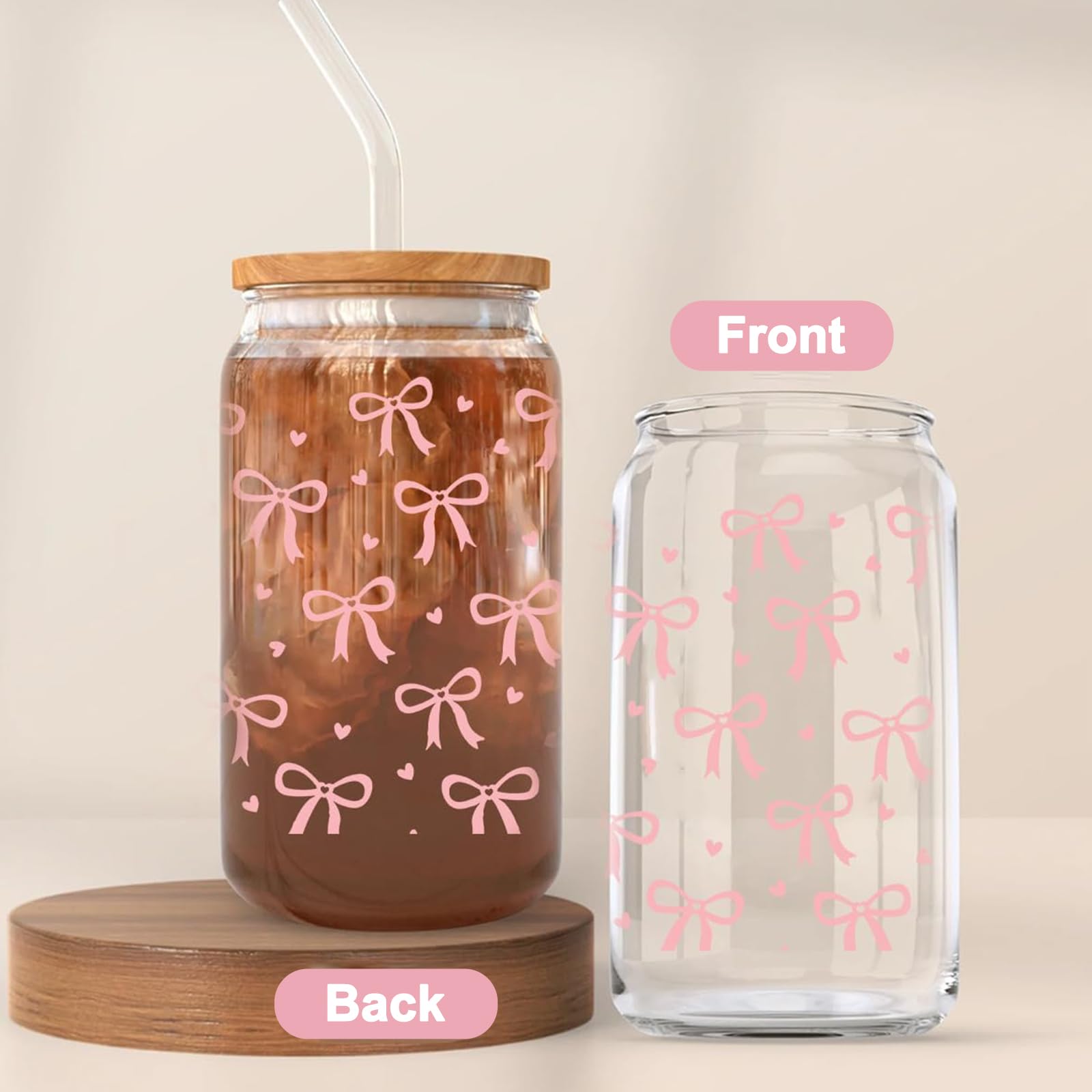 SANDJEST Trinkbecher 1,2l Mit Schleife - Edelstahl Isolierbecher Mit Strohhalm-Deckel