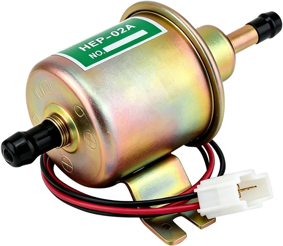 Car Electric Fuel Pump, 3-6 PSI 12V HEP-02A, Stronger Suction