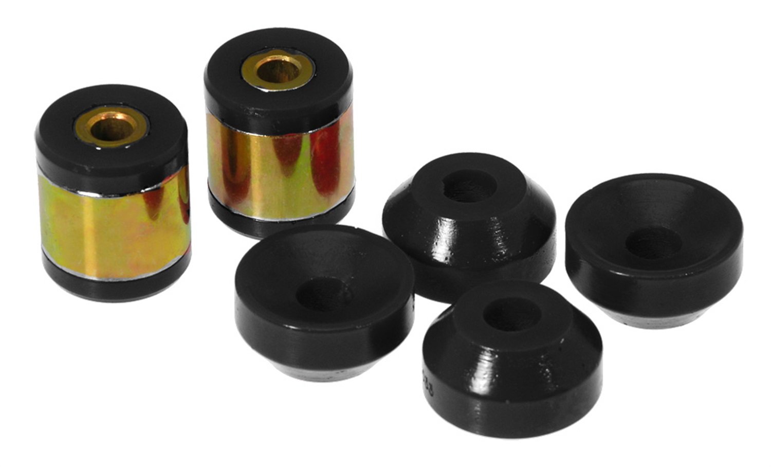 Prothane 96-00 Honda Civic Upper/Lower Rear Shock Bushing - Black