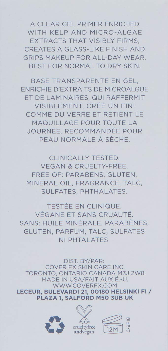 Buy Cover FX Makeup Foundation Gripping Primer, Tighten & Firm Skin Complexion Travel Size, 0.